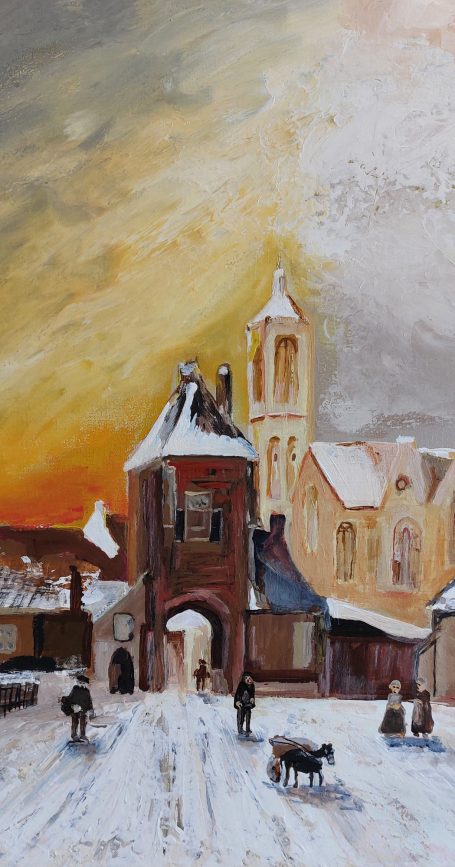 Landpoort te Vianen anno 1840